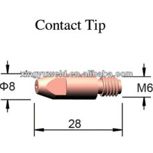 Welding tips/Contact tip M6/Mig tig welding accessories